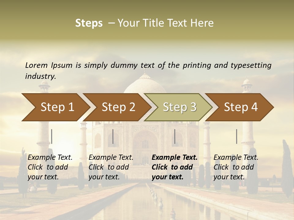 Religion Tower India PowerPoint Template