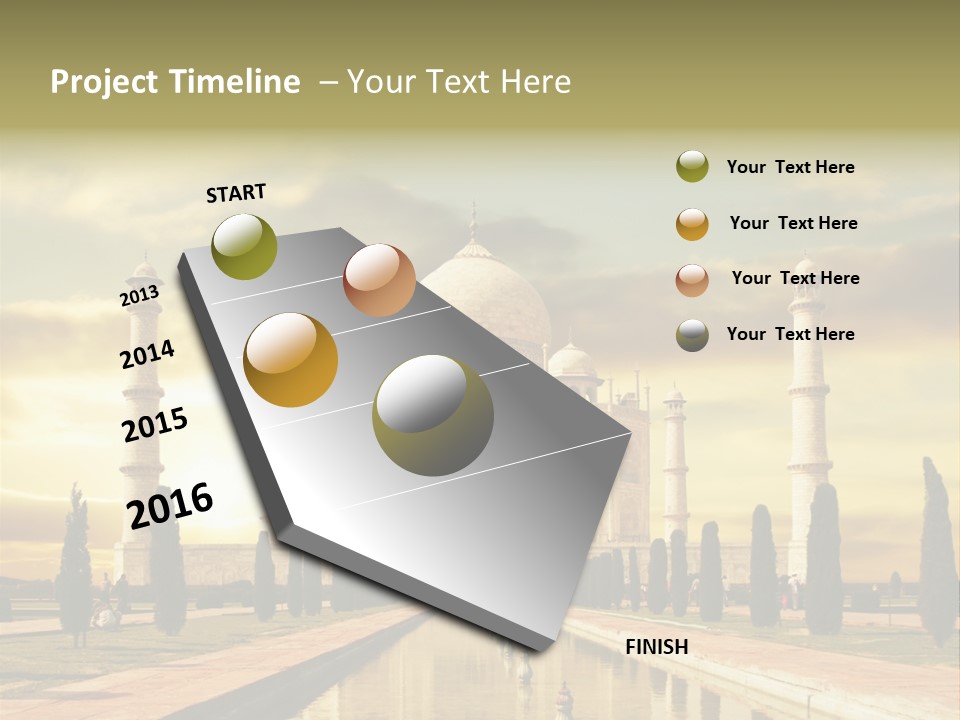 Religion Tower India PowerPoint Template