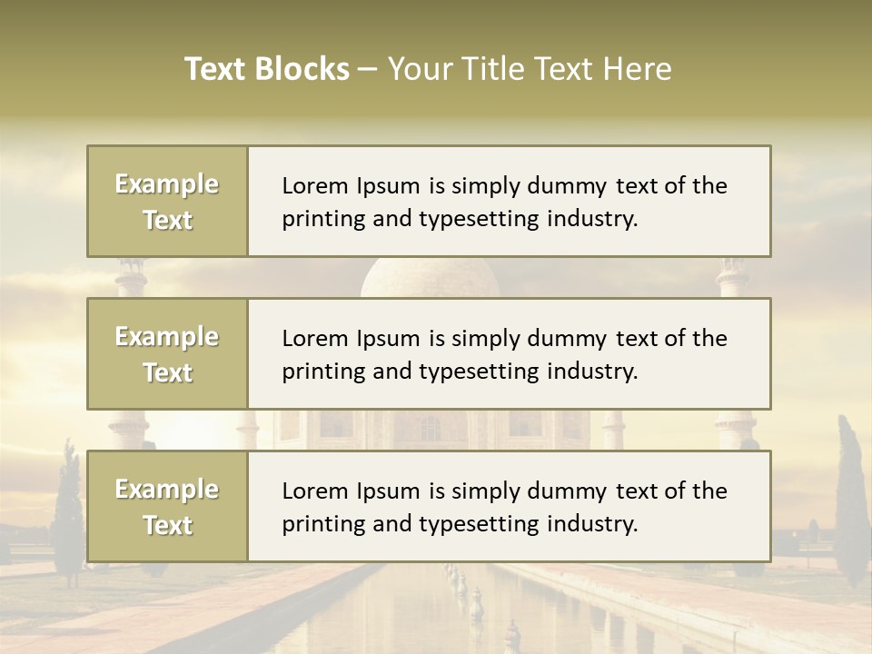 Religion Tower India PowerPoint Template