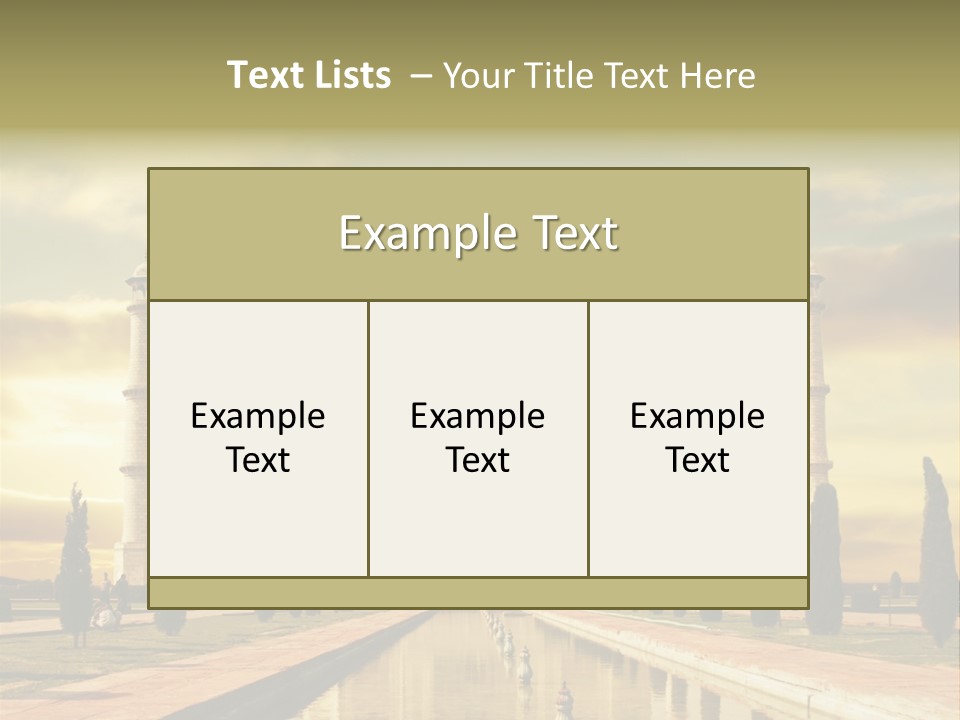 Religion Tower India PowerPoint Template