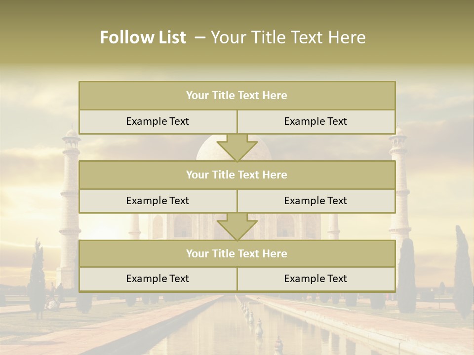 Religion Tower India PowerPoint Template