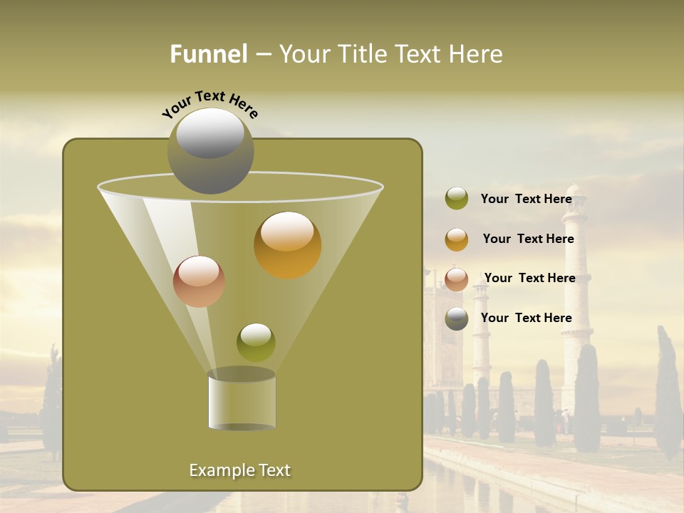 Religion Tower India PowerPoint Template