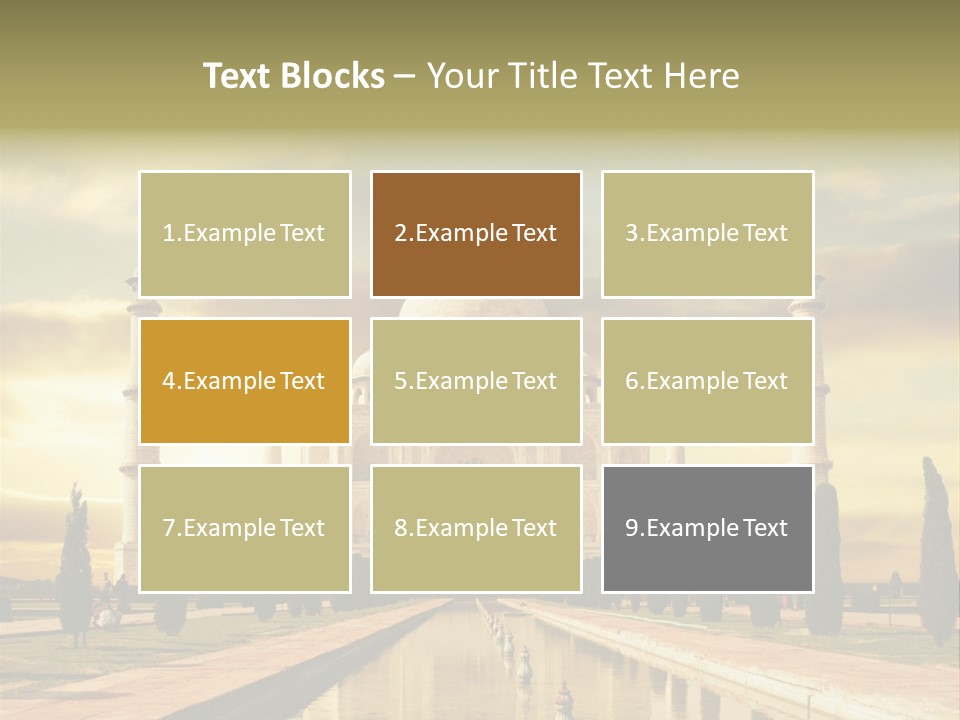 Religion Tower India PowerPoint Template