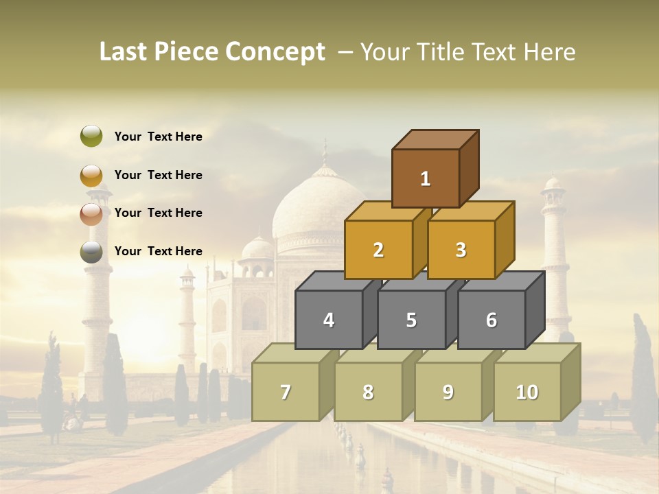 Religion Tower India PowerPoint Template