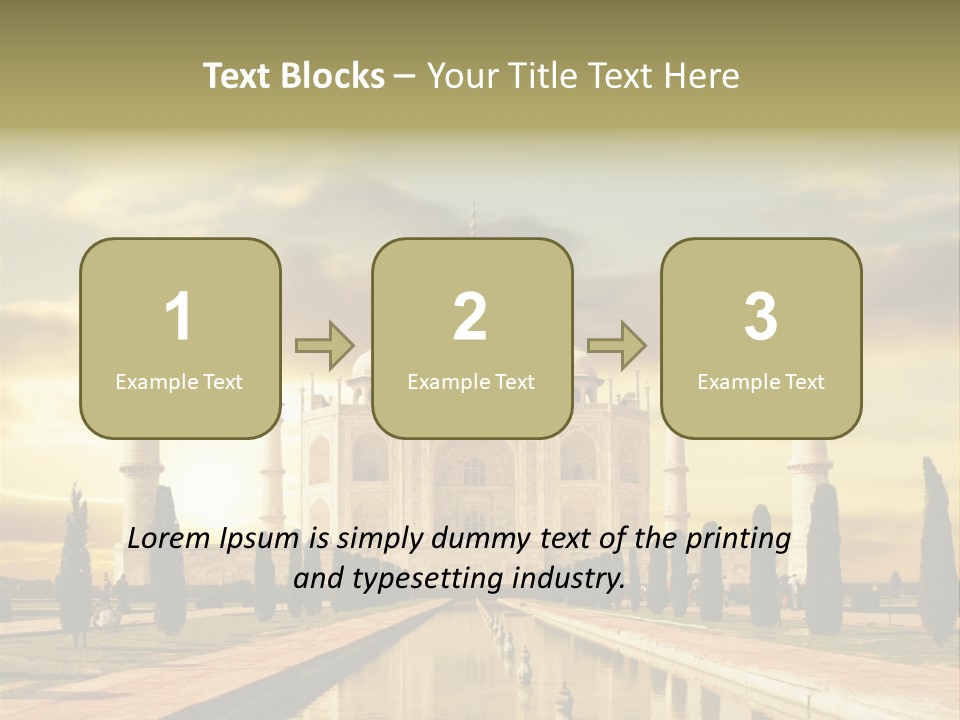 Religion Tower India PowerPoint Template