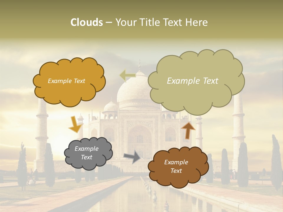 Religion Tower India PowerPoint Template