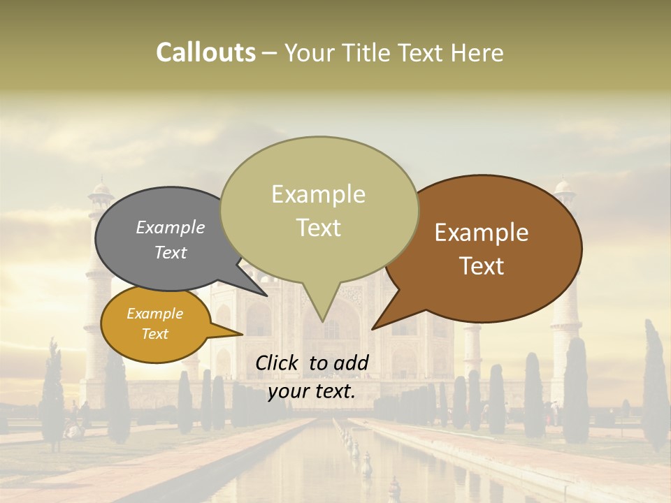 Religion Tower India PowerPoint Template