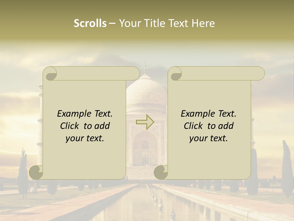 Religion Tower India PowerPoint Template