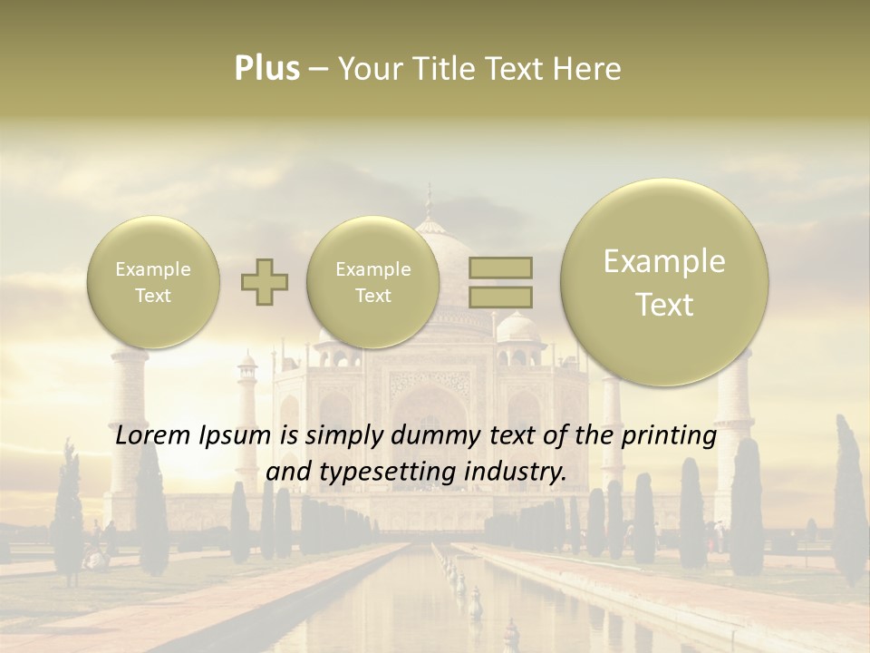 Religion Tower India PowerPoint Template