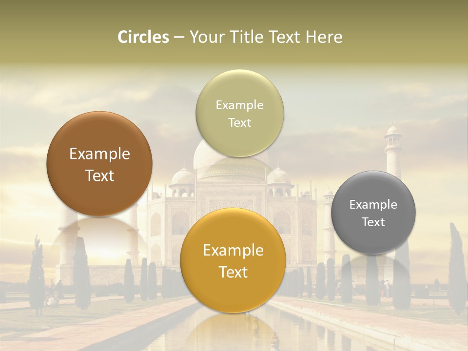 Religion Tower India PowerPoint Template