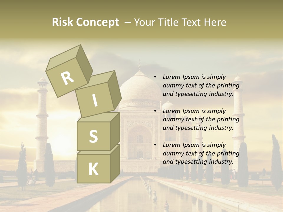 Religion Tower India PowerPoint Template