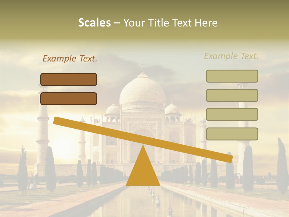 Religion Tower India PowerPoint Template