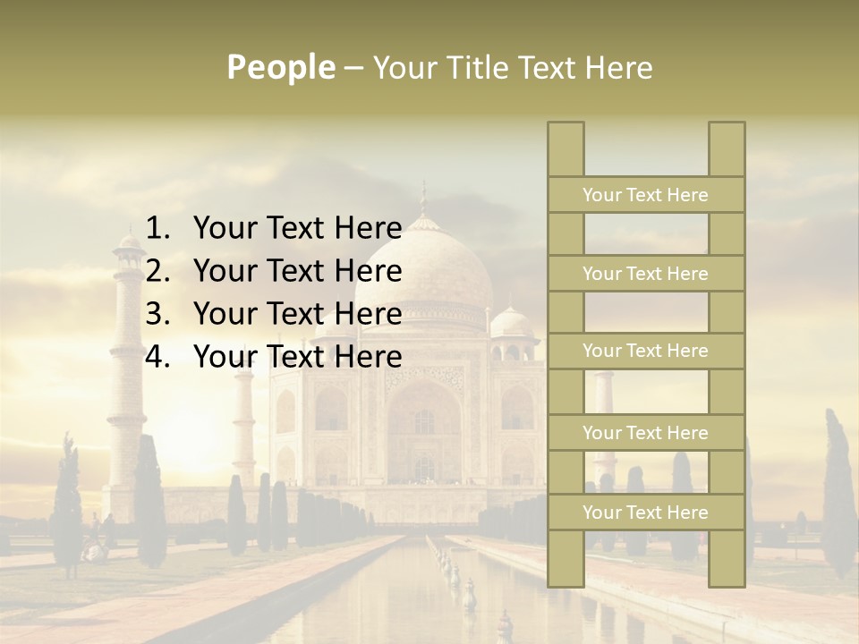 Religion Tower India PowerPoint Template