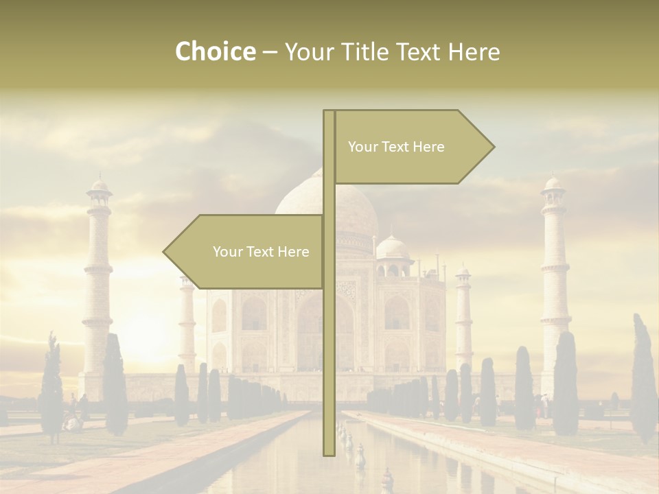 Religion Tower India PowerPoint Template