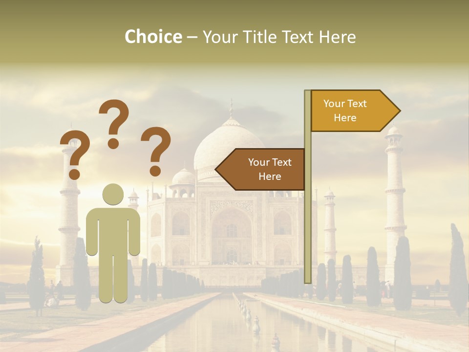Religion Tower India PowerPoint Template