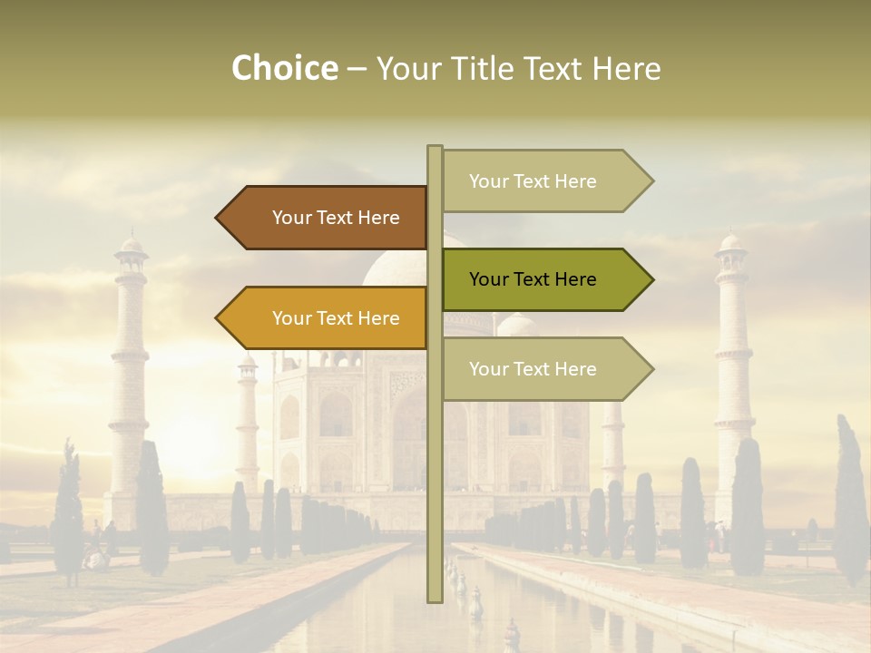 Religion Tower India PowerPoint Template