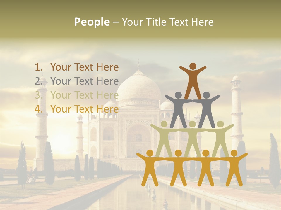 Religion Tower India PowerPoint Template