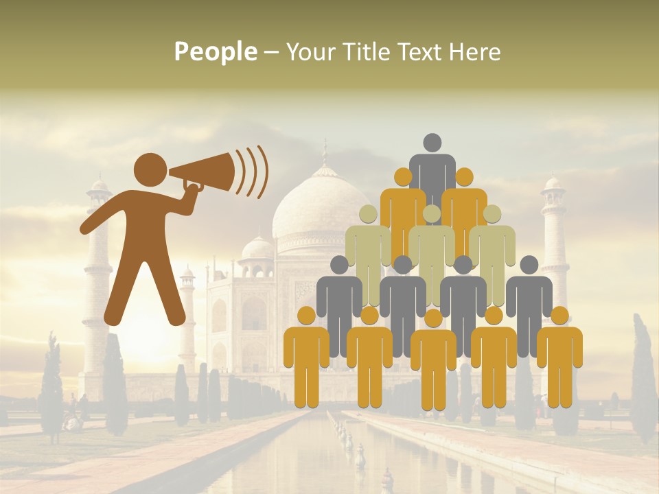 Religion Tower India PowerPoint Template