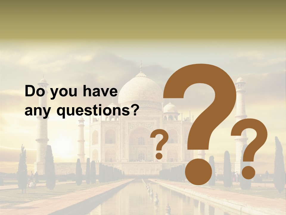 Religion Tower India PowerPoint Template