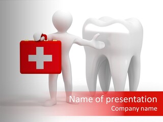 Sickness Shadow Object PowerPoint Template