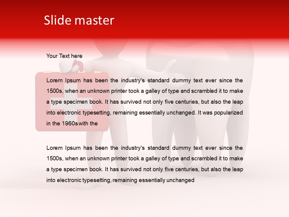 Sickness Shadow Object PowerPoint Template