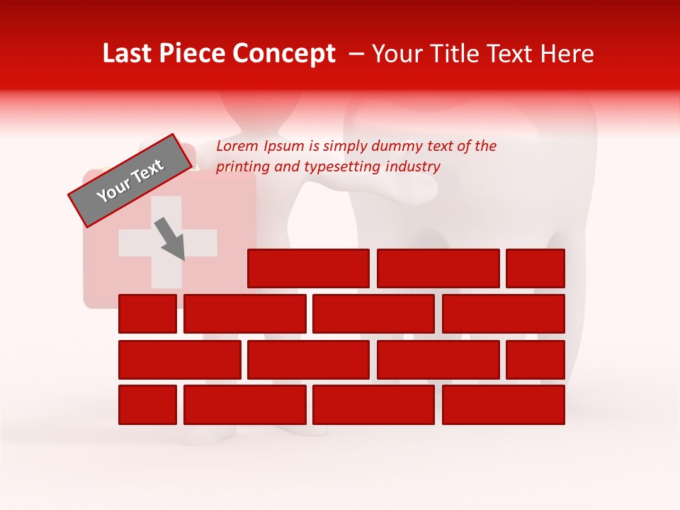 Sickness Shadow Object PowerPoint Template