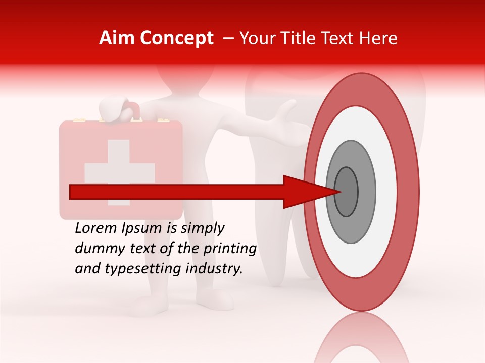 Sickness Shadow Object PowerPoint Template