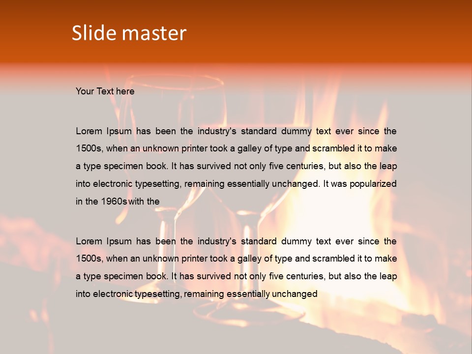 Objects Brown Young PowerPoint Template