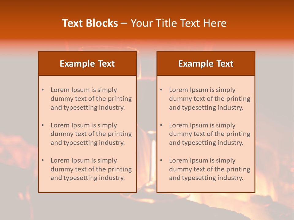 Objects Brown Young PowerPoint Template