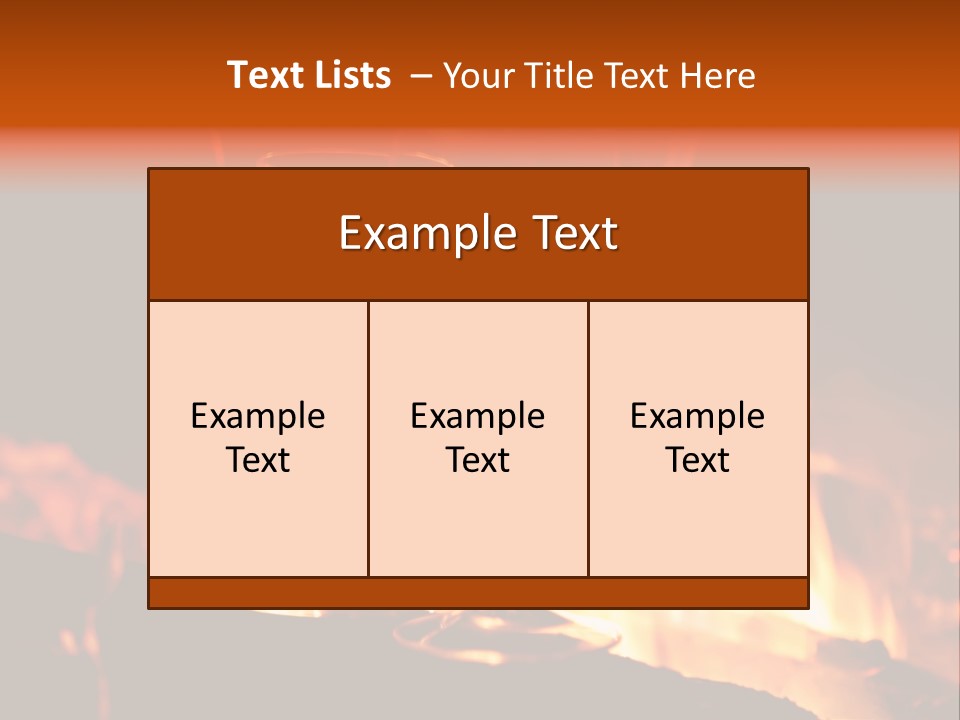 Objects Brown Young PowerPoint Template