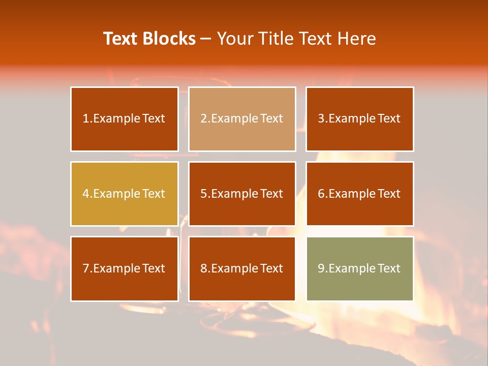 Objects Brown Young PowerPoint Template