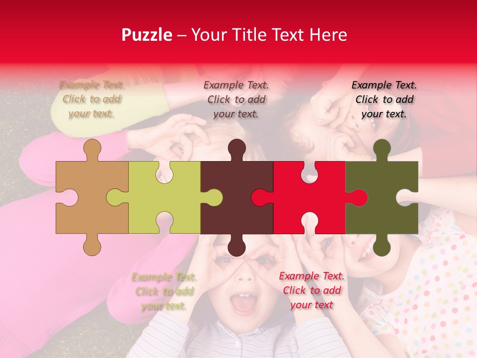 Face Cute Brother PowerPoint Template