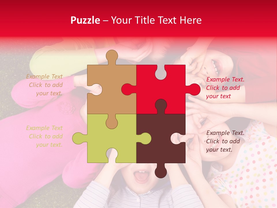 Face Cute Brother PowerPoint Template