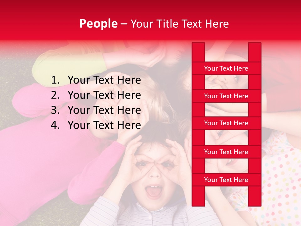 Face Cute Brother PowerPoint Template