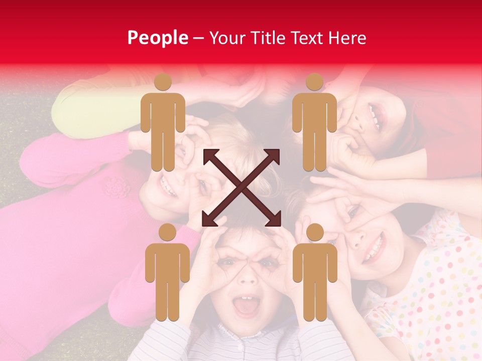 Face Cute Brother PowerPoint Template