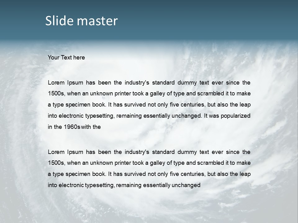 Light Space Imagery PowerPoint Template