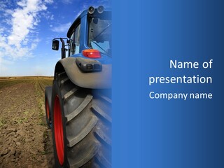 Crop Farm Landscape PowerPoint Template