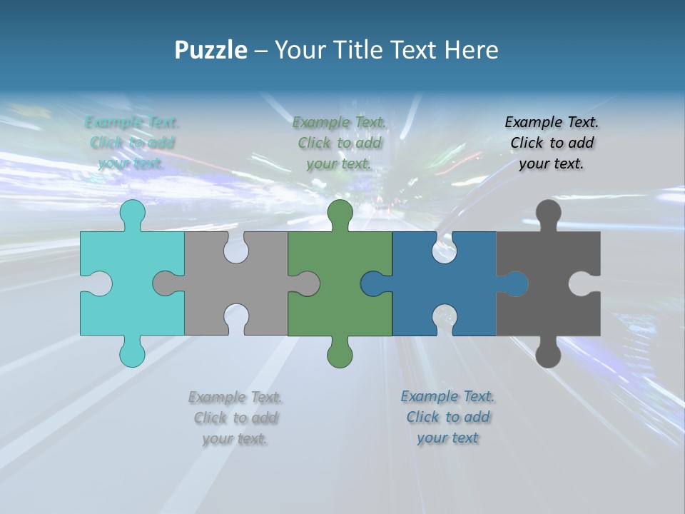 Speedometer Dash Twilight PowerPoint Template