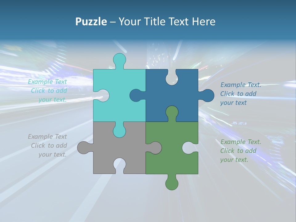 Speedometer Dash Twilight PowerPoint Template