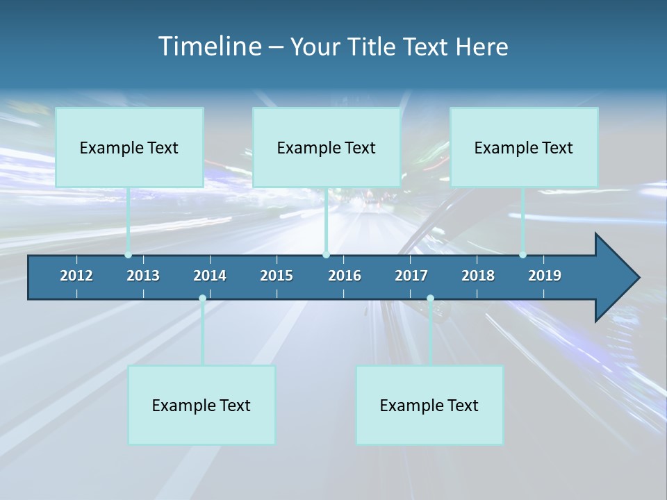 Speedometer Dash Twilight PowerPoint Template