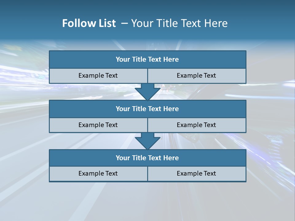 Speedometer Dash Twilight PowerPoint Template