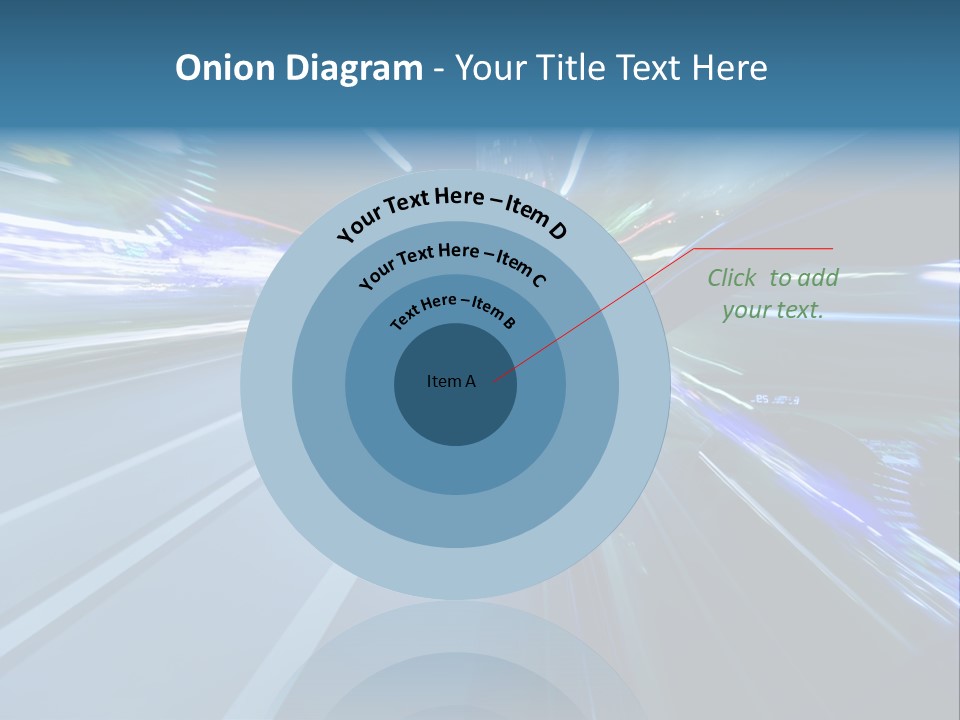 Speedometer Dash Twilight PowerPoint Template