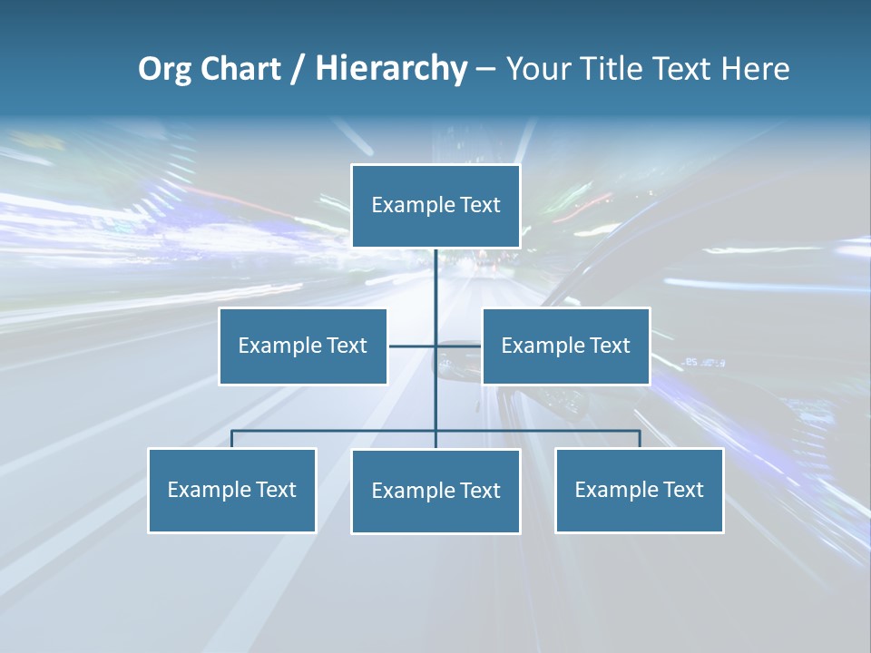 Speedometer Dash Twilight PowerPoint Template