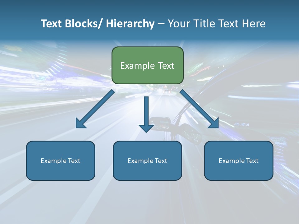 Speedometer Dash Twilight PowerPoint Template