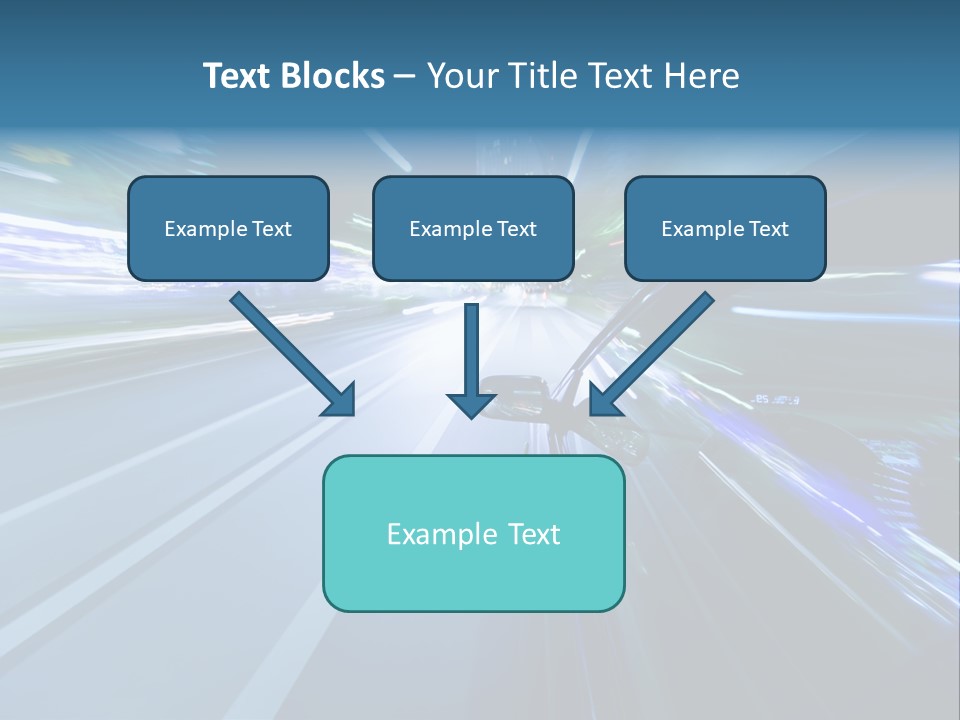 Speedometer Dash Twilight PowerPoint Template