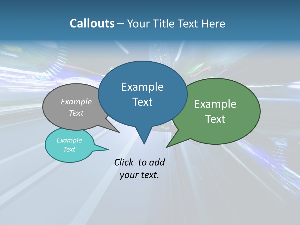 Speedometer Dash Twilight PowerPoint Template