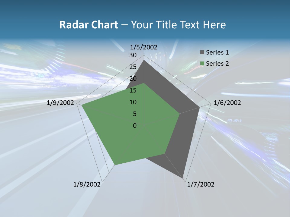 Speedometer Dash Twilight PowerPoint Template