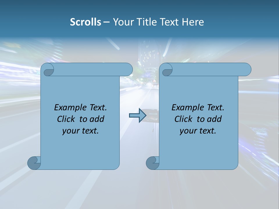 Speedometer Dash Twilight PowerPoint Template