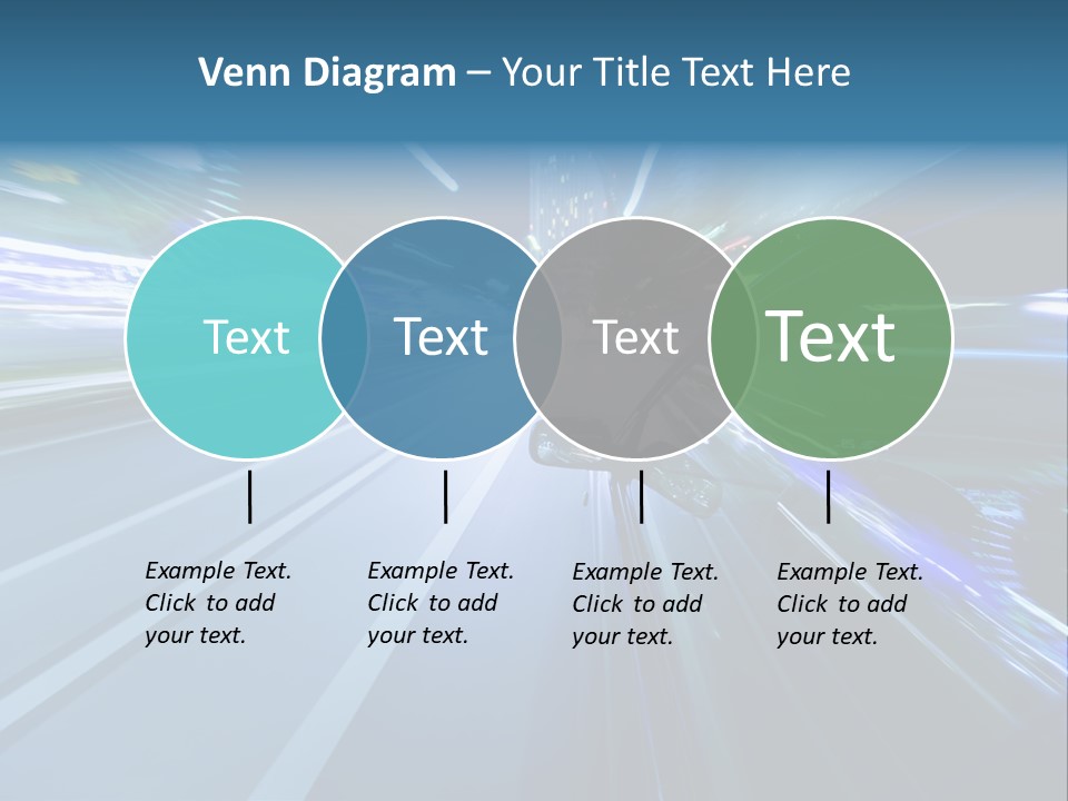 Speedometer Dash Twilight PowerPoint Template