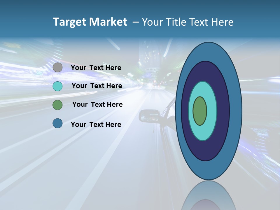 Speedometer Dash Twilight PowerPoint Template